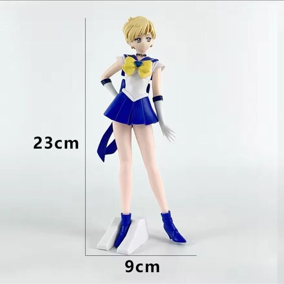 New Sailor Moon Sailor Uranus Haruka Tenoh Anime Action Figure - Picture 3 of 6